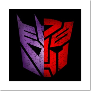 autobots decepticon retro vintage Posters and Art